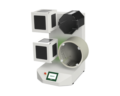 Opti-Pill transparent background box pilling tester