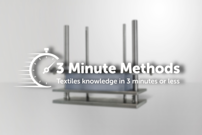 3 Minute Methods ISO 105 E Series colour fastness testing header
